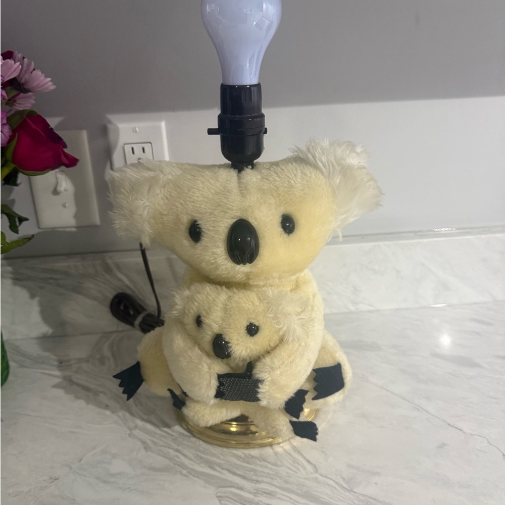 Adorable Koala Bear Lamp rare vintage MCM lamp great for nursery